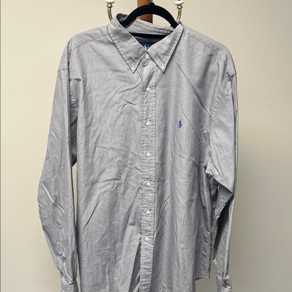 Ralph Lauren Light Blue Button-Down Oxford Shirt